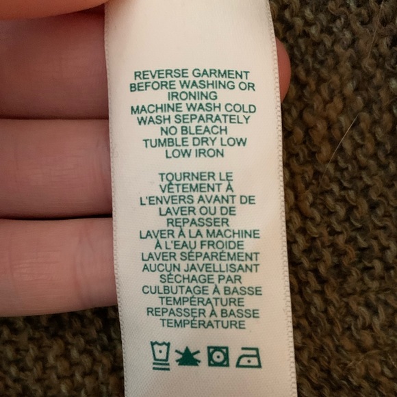 Roots Long cotton knit house coat sweater knee length long sleeve - Picture 6 of 7